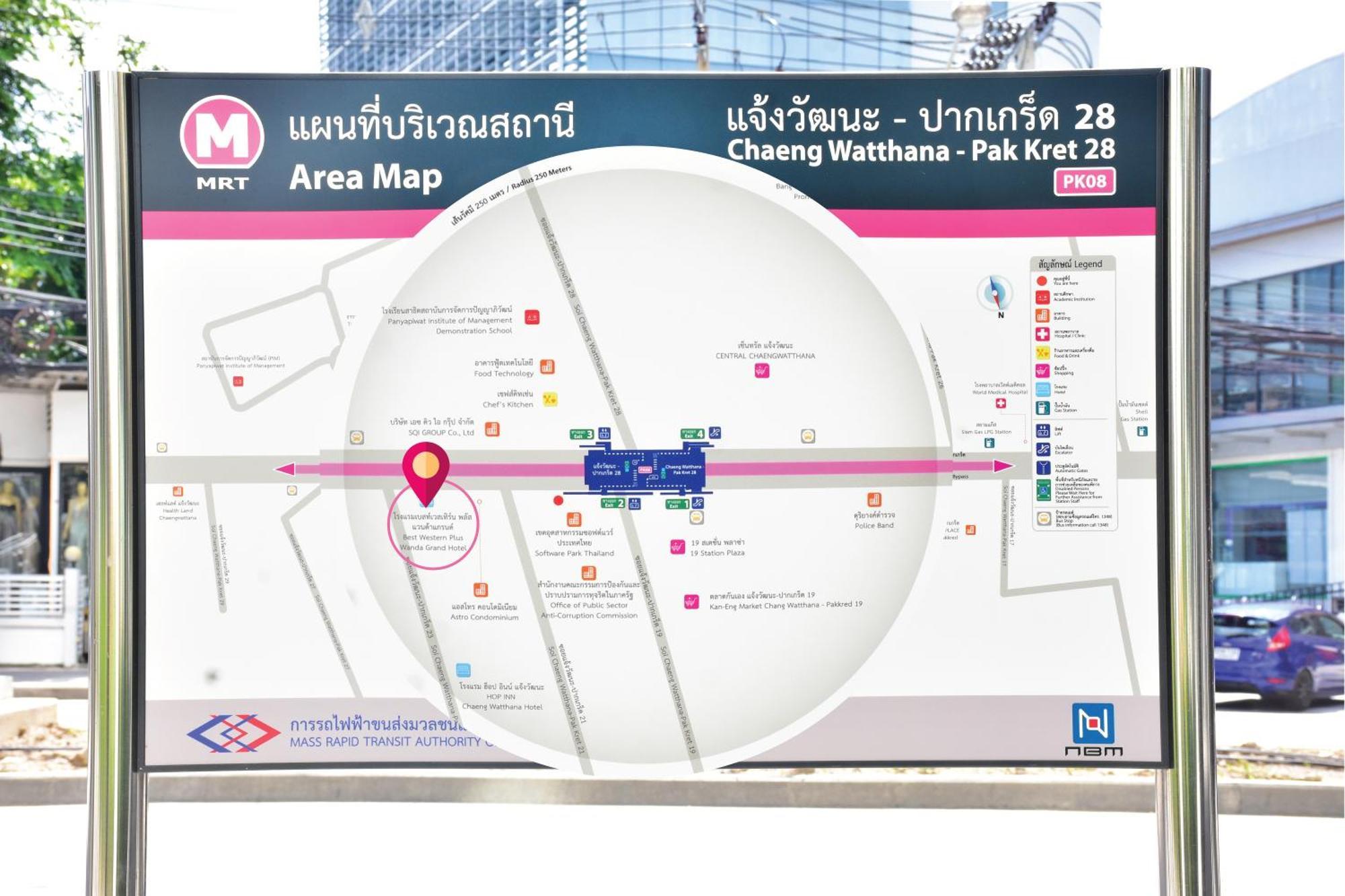 Best Western Plus Wanda Grand Hotel Nonthaburi Eksteriør bilde
